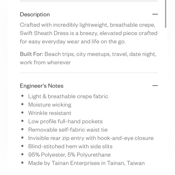 Ministry of Supply Swift Sheath Dress, Navy - Picture 6 of 7